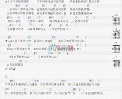 周汤豪《骂醒我》吉他谱-Guitar Music Score