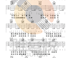 奇妙能力歌 陈粒 唯音悦制谱 C调简单版 原版味道|吉他谱|图片谱|高清|陈粒