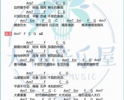 《山雀》吉他谱_C调扫弦和弦谱_山雀吉他弹唱谱_万能青年旅店