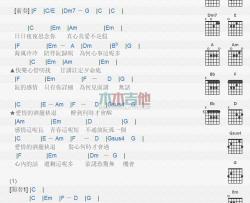黄乙玲《爱情的酒拢袂退》吉他谱-Guitar Music Score