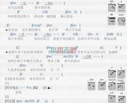 伞下_吉他谱_张宇