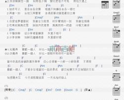 陈奕迅《喜欢一个人》吉他谱-Guitar Music Score
