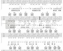 严正岚《亲爱的你》吉他谱(E调)-Guitar Music Score