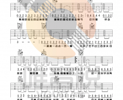 空空如也吉他谱-胡66-C调简单版-弹唱谱-图片谱