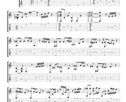 松井佑贵《那些年（指弹）》吉他谱(C调)-Guitar Music Score