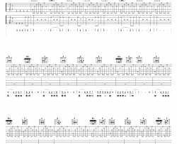 任东《海》吉他谱 A调弹唱谱 高清图片谱