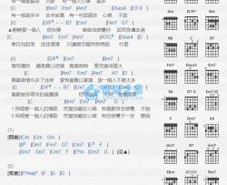 一个人的情歌吉他谱 G调版 容祖儿