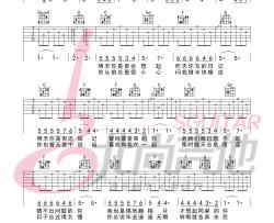 同桌的你吉他谱_老狼_C调精编版吉他弹唱谱