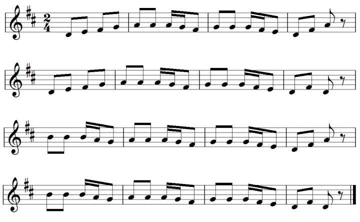4. 乐理知识讲重点第四课（移调）16